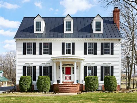 colonial house metal roof|1920 era metal roofing.